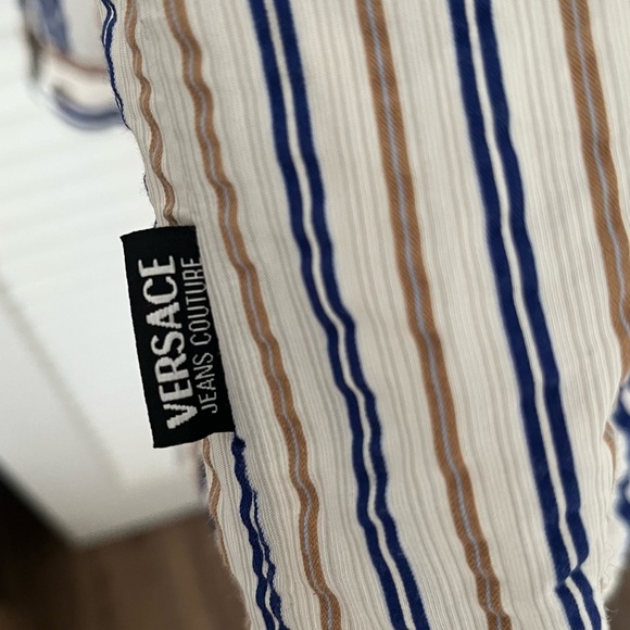 Versace stripe button down - Picture 5 of 5
